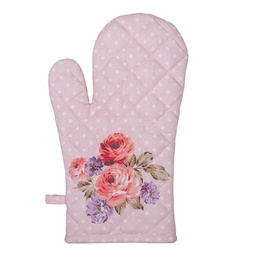 [DTR44] Gant de four Rose, Violet 18x30 cm