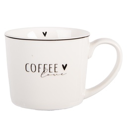 [BHSMU0003] Tazza Bianco Nero 12x8x7 cm / 275 ml