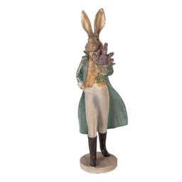 [6PR5998] Decoratie konijn 17x15x53 cm