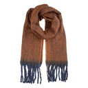 Schal Damen Braun Blau 38x190 cm