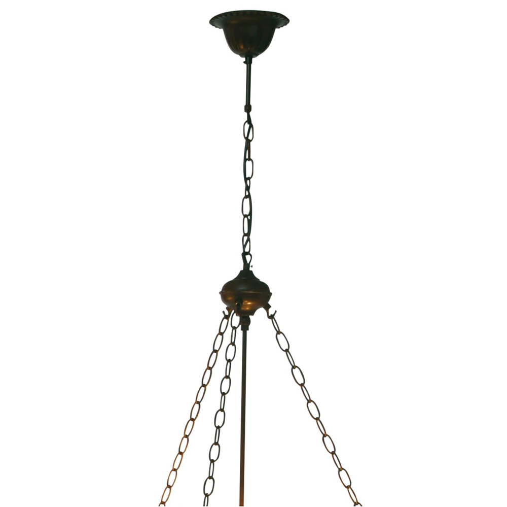 Chaîne de pendentifs Tiffany Marron 100 cm E27/max 3x60W