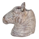 Blumentopf für Innen Pferd Grau 16x10x15 cm