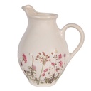 Clayre & Eef Brocca decorativa 21x16x25 cm Beige Ceramica