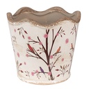 Flower Pot Inside Beige Brown Ø 16x15 cm