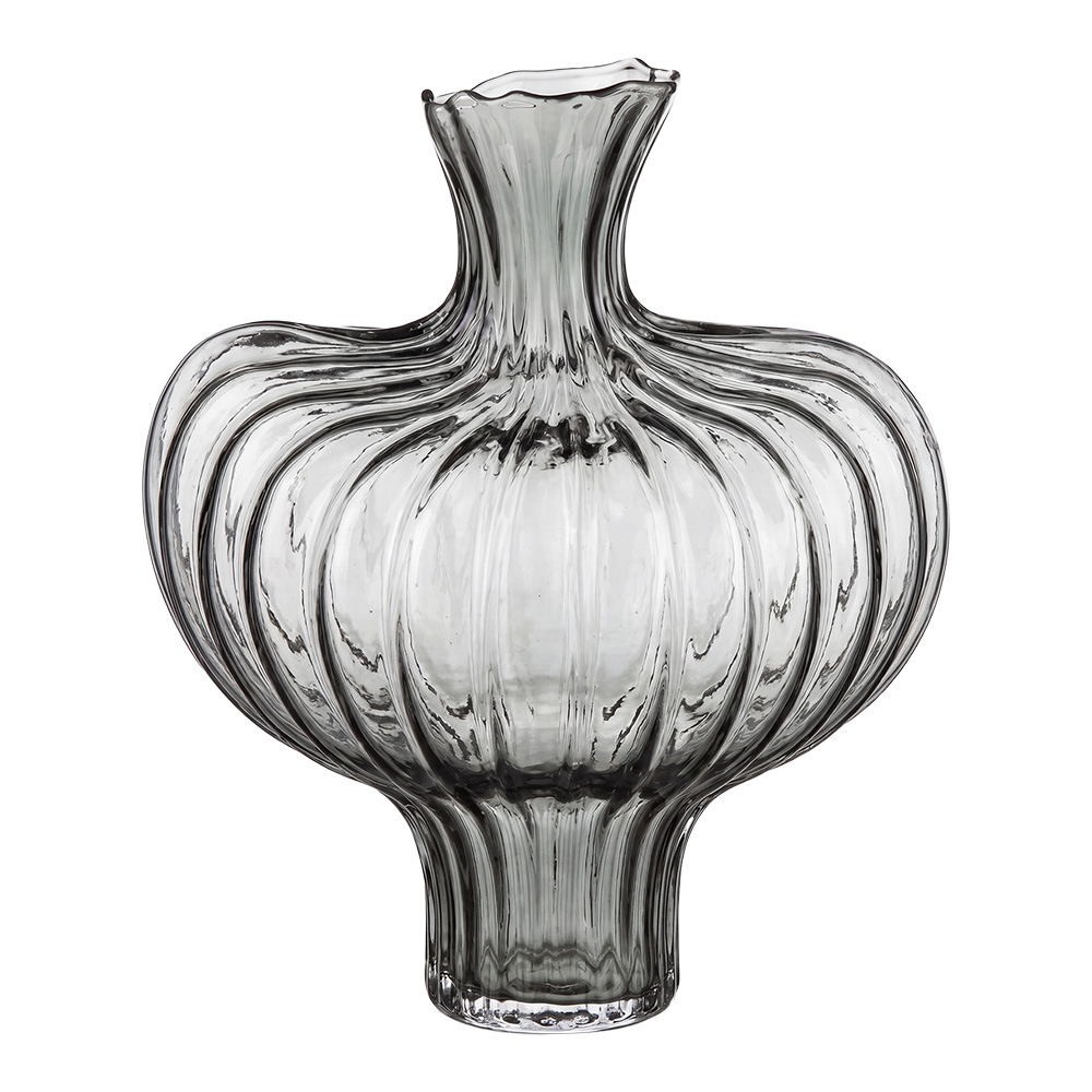 Clayre & Eef Vase Gris Verre