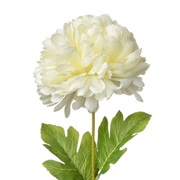 [5PL0133W] Kunstblumen Weiß Grün 15x15x80 cm