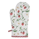 Gant de four Blanc, Rouge, Vert 18x30 cm