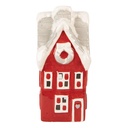 Decoration House LED Red Grey 11x10x24 cm