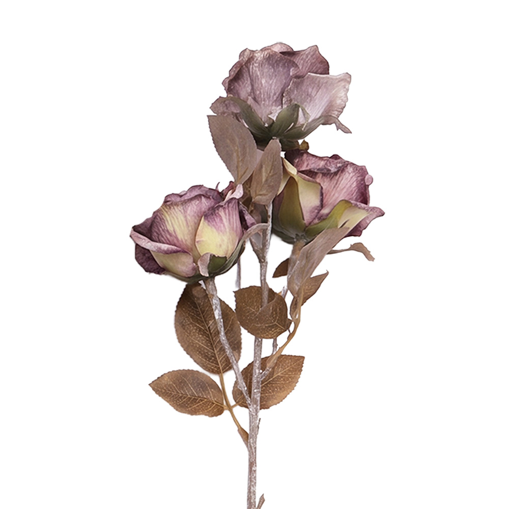 Branche décorative avec fleurs Violet 83 cm