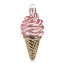 Boule de Noël Rose Ø 7x14 cm