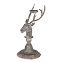 Chandelier Cerf Gris 17x14x30 cm