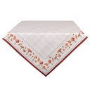 Tischdecke Beige Braun 100x100 cm