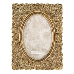 [2F0930] Bilderrahmen Goldfarbig 16x1x21 cm / 10x15 cm