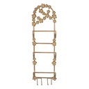 Handtuchhalter Goldfarbig 21x13x62 cm