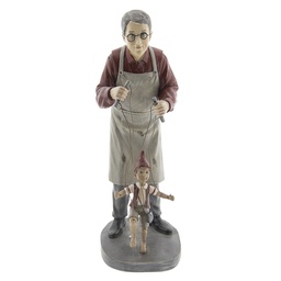 [6PR2417] Image de décoration Pinocchio Gris 16x14x36 cm