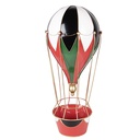 Decorazione mongolfiera Rosso Bianco Ø 26x62 cm