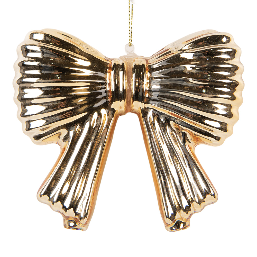 Weihnachtsanhänger Goldfarbig 13x4x12 cm