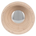 Specchio da Parete Beige Ø 19x7 cm