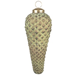 [6GL3791] Boule de Noël Vert Ø 5x15 cm