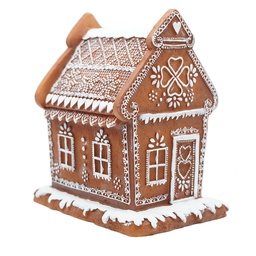 [6PR3975] Decoratie huis met LED 15x12x17 cm/ 3xAAA