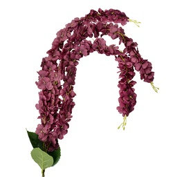 [6PL0388PA] Artificial Flower Purple Green 6x6x108 cm