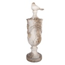 Clayre & Eef Statuetta decorativa Bianco Materiale ceramico