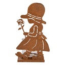 Portacandele Marrone 18x13x31 cm