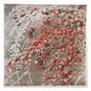 Serviettes en papier Marron Rouge 33x33 cm (20)