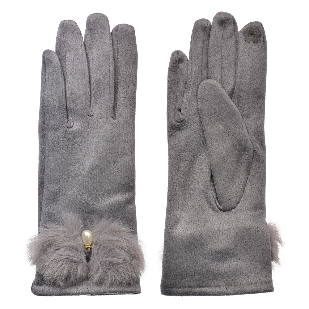 Winter Gloves Grey 9x23 cm