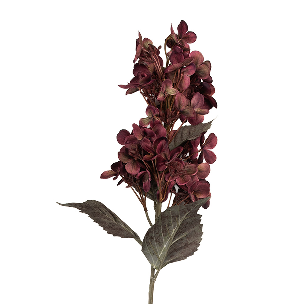 Decoratie tak met bloemen 8x8x72 cm