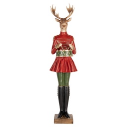 [5PR0189] Decoratie rendier 23x19x77 cm