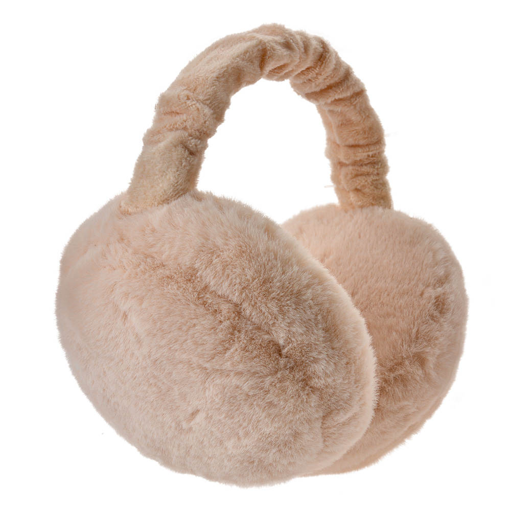 Oorwarmer kind beige
