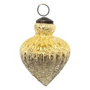Christmas Bauble Gold Ø 8x11 cm