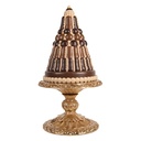 Décoration gâteau Marron Couleur or Ø 24x45 cm