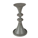 Portacandele Grigio Ø 13x26 cm
