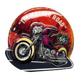 [66876] Magnete Decorativo Rosso 7x1x10 cm