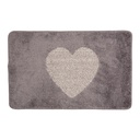 Tapis de bain Gris 78x48x1 cm