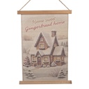 Carte murale Noël Beige Marron 40x2x60 cm