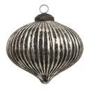 Boule de Noël Marron Or Ø 10x9 cm