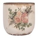 Pot de fleurs d'intérieur Beige Rose Ø 14x13 cm