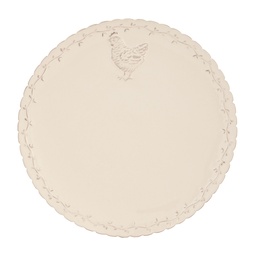 [CHRFP] Piatto da cena Beige Ø 26x2 cm