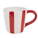 Mug Blanc Rouge 13x9x9 cm / 250 ml