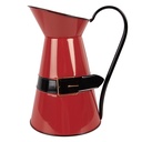 Brocca decorativo Rosso Nero 22x17x27 cm