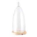 Cloche en Verre Transparent Ø 19x41 cm