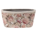 Vaso Porta Pianta Rosa 27x13x14 cm