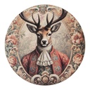Unter Teller Beige Braun Ø 33x1 cm