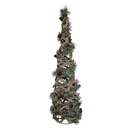 Decoratie kerstboom met LED Ø 23x81 cm / 3xAA
