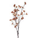 Fleur artificielle Orange Marron 8x8x110 cm