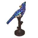 Wall Lamp Tiffany Bird Blue 15x12x33 cm E14/max 1x25W