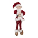 Decorazione elfo Rosso Bianco 17x12x52 cm